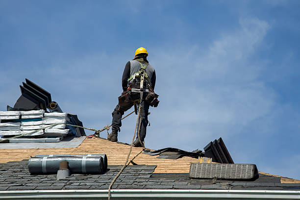 Professional Roofing technician working in Lebanon, ME
